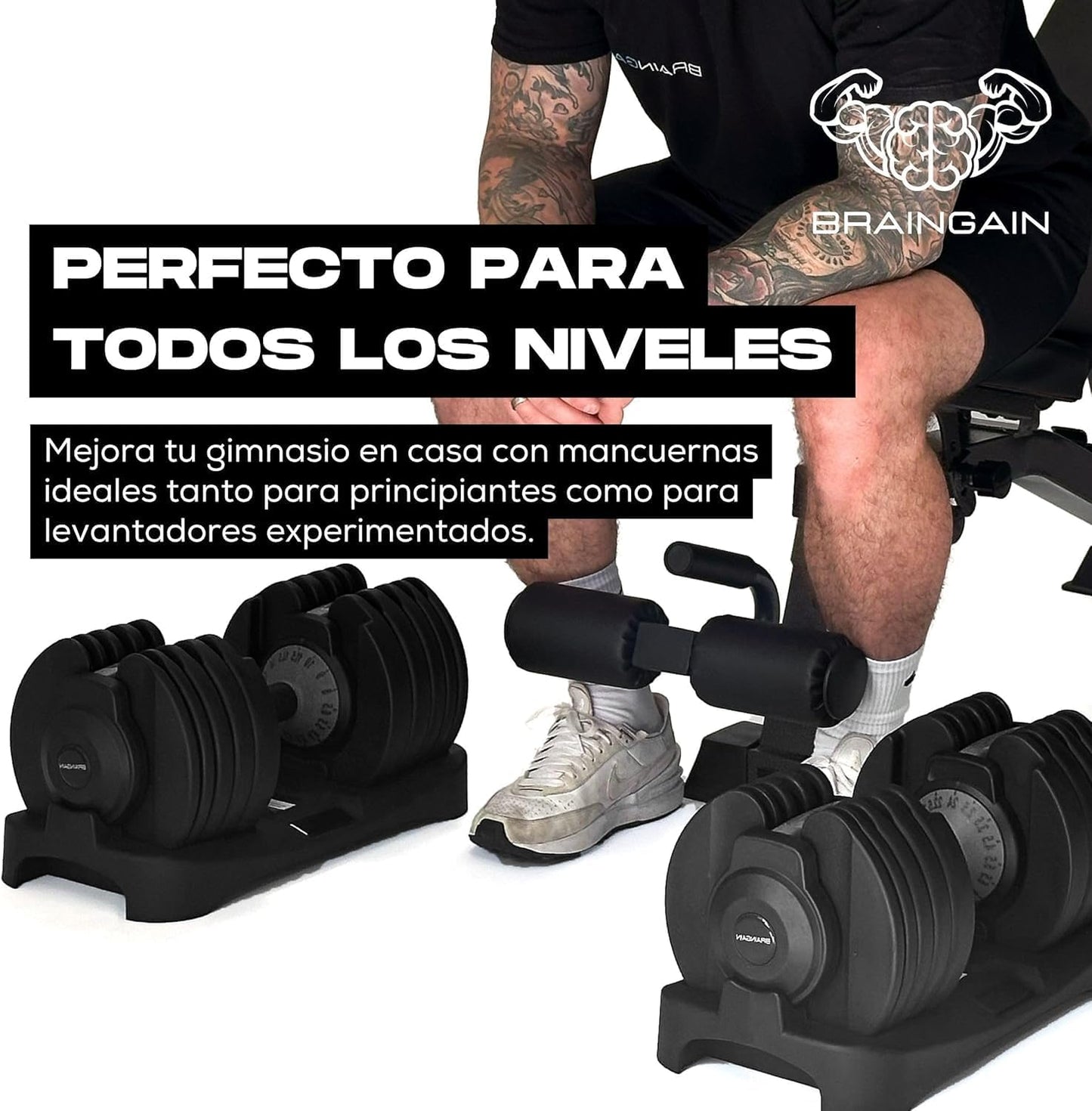 Mancuernas Ajustables Power Evolution Flex