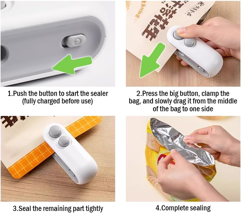 Mini Sellador Mágico de Bolsas