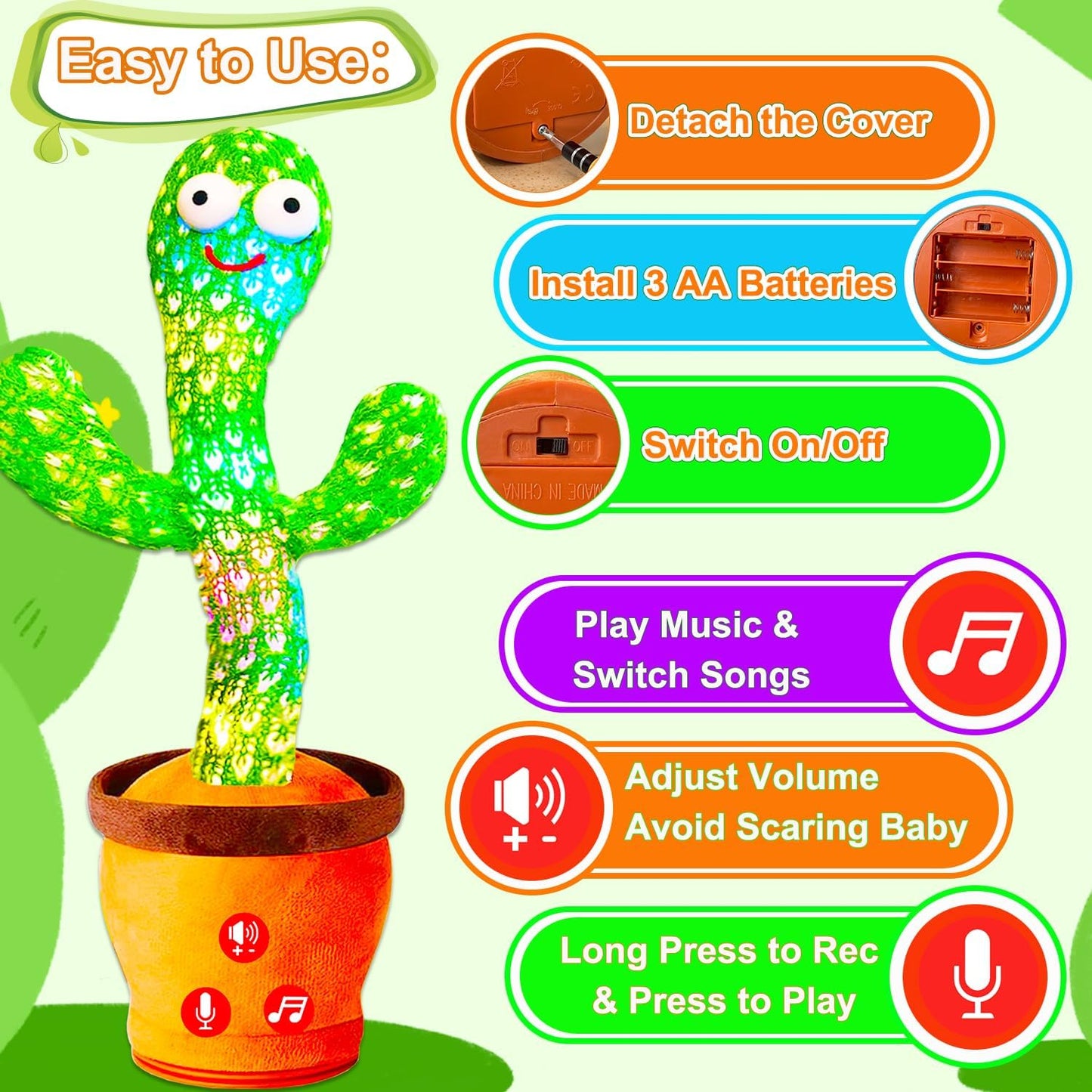 Cactus Bailarín Parlante