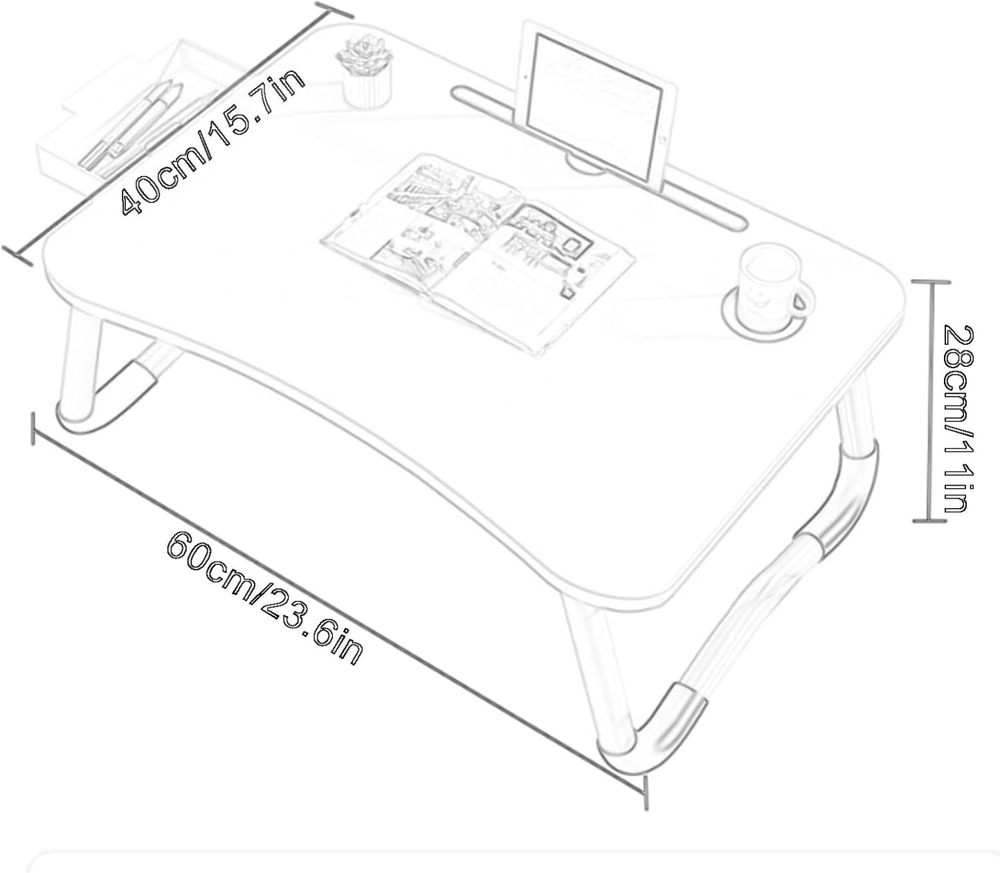 Mesa Plegable Cama Cómoda