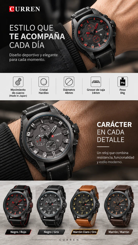 Reloj Currem Premium HyperElegance Cuerox