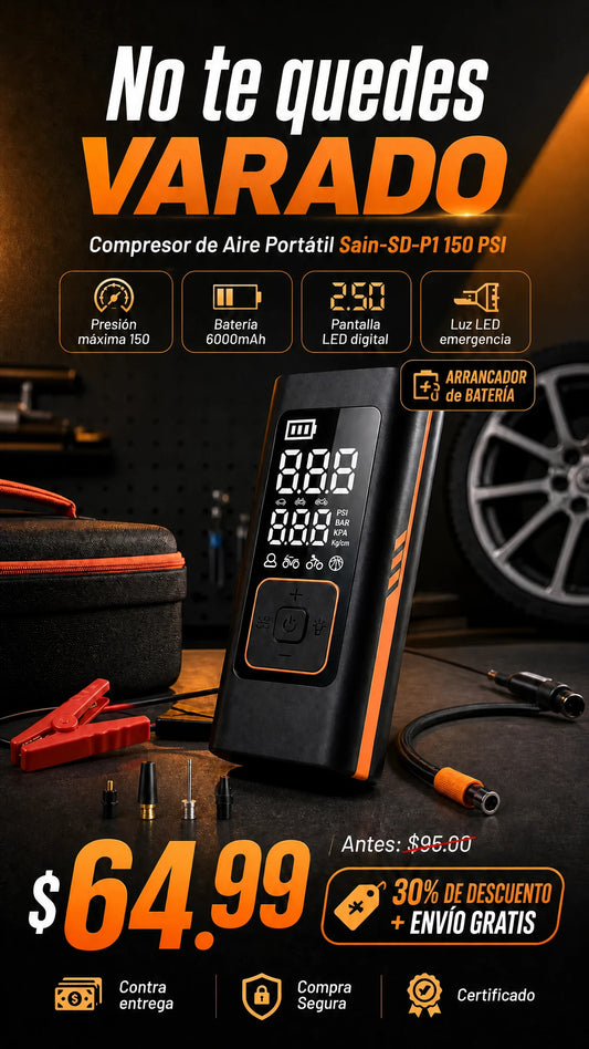 Compresor de Aire Portátil Sain-SD-P1 150 PSI