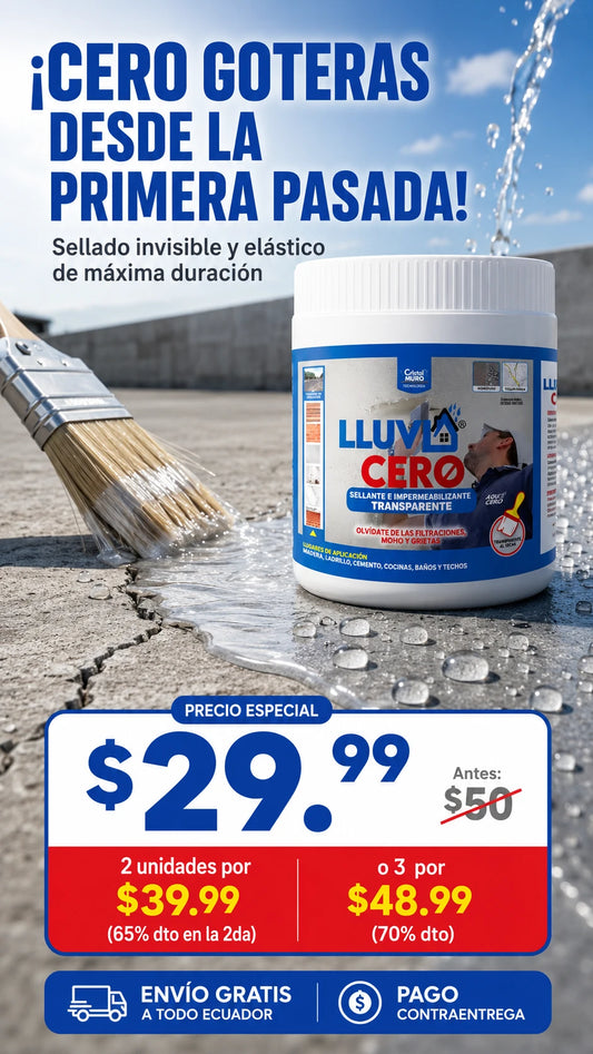 Impermeabilizante para techos y paredes Lluvia Cer0