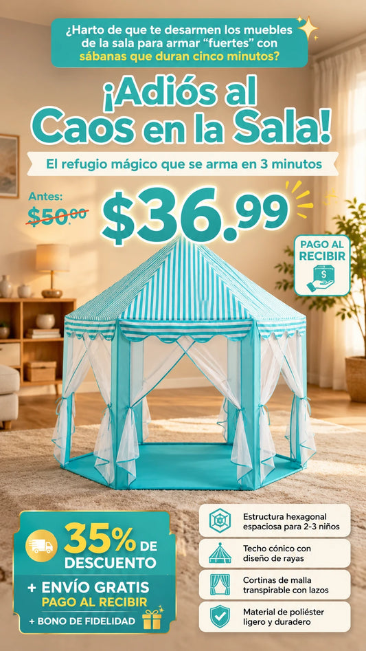 Castillo/tipi regalo para niños y niñas