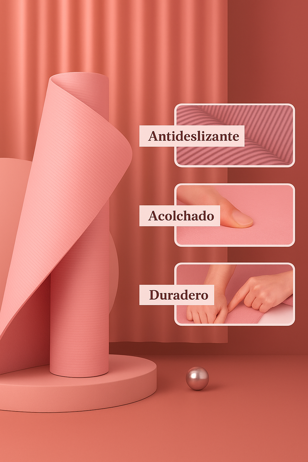 Alfombra de Yoga Antideslizante