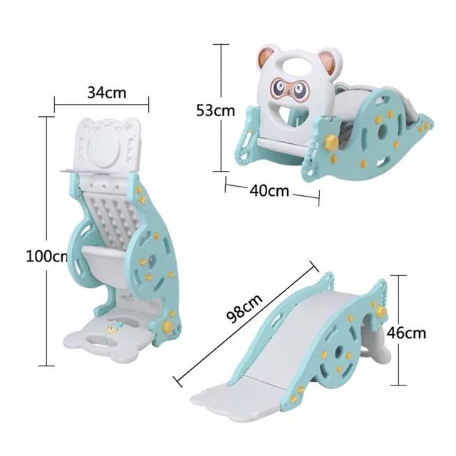 Mecedora - Resbaladera 3-en-1 para Niños