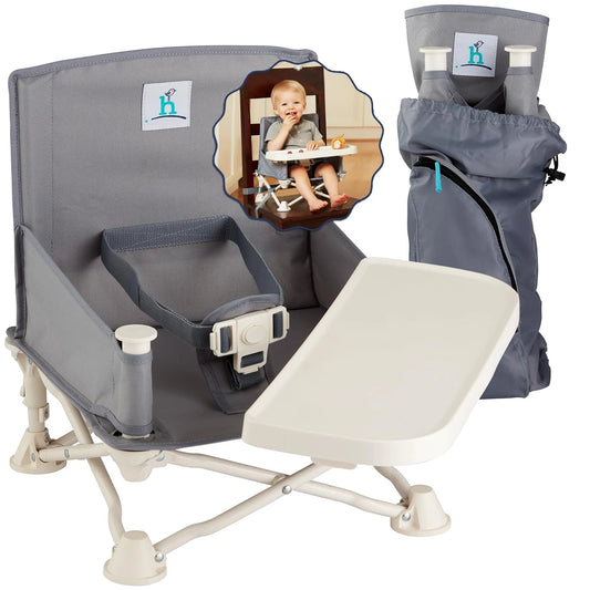 Silla Alta Portátil para Bebé con Bandeja