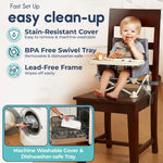 Silla Alta Portátil para Bebé con Bandeja
