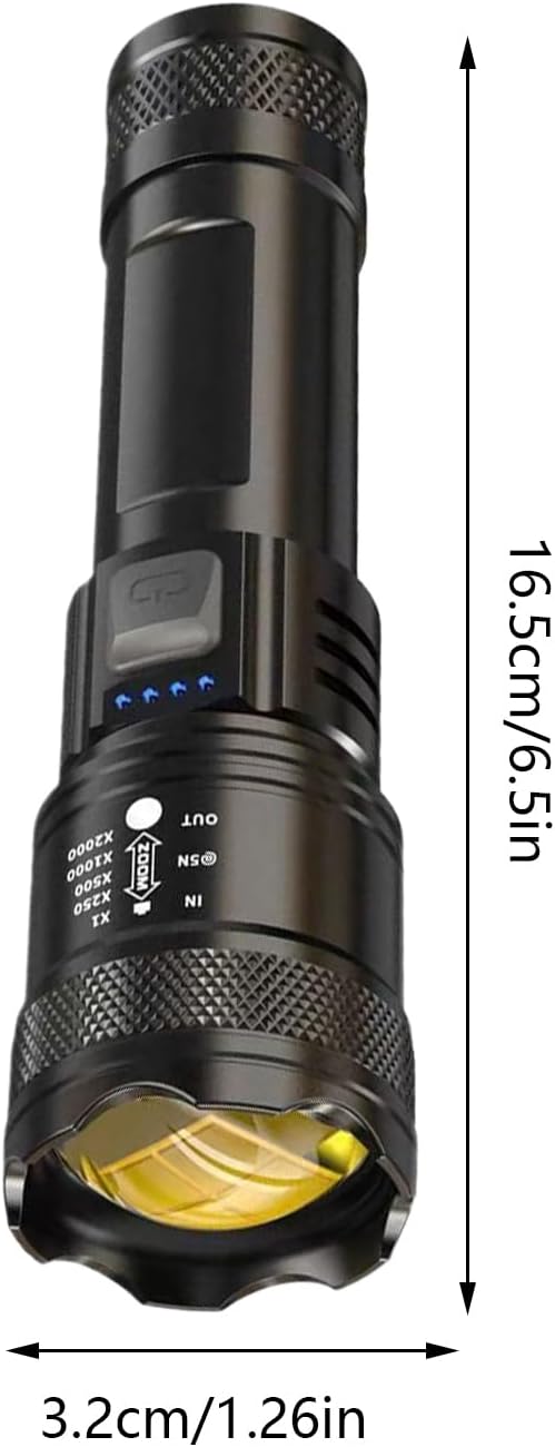 Linterna LED Zoom Ultra Brillante