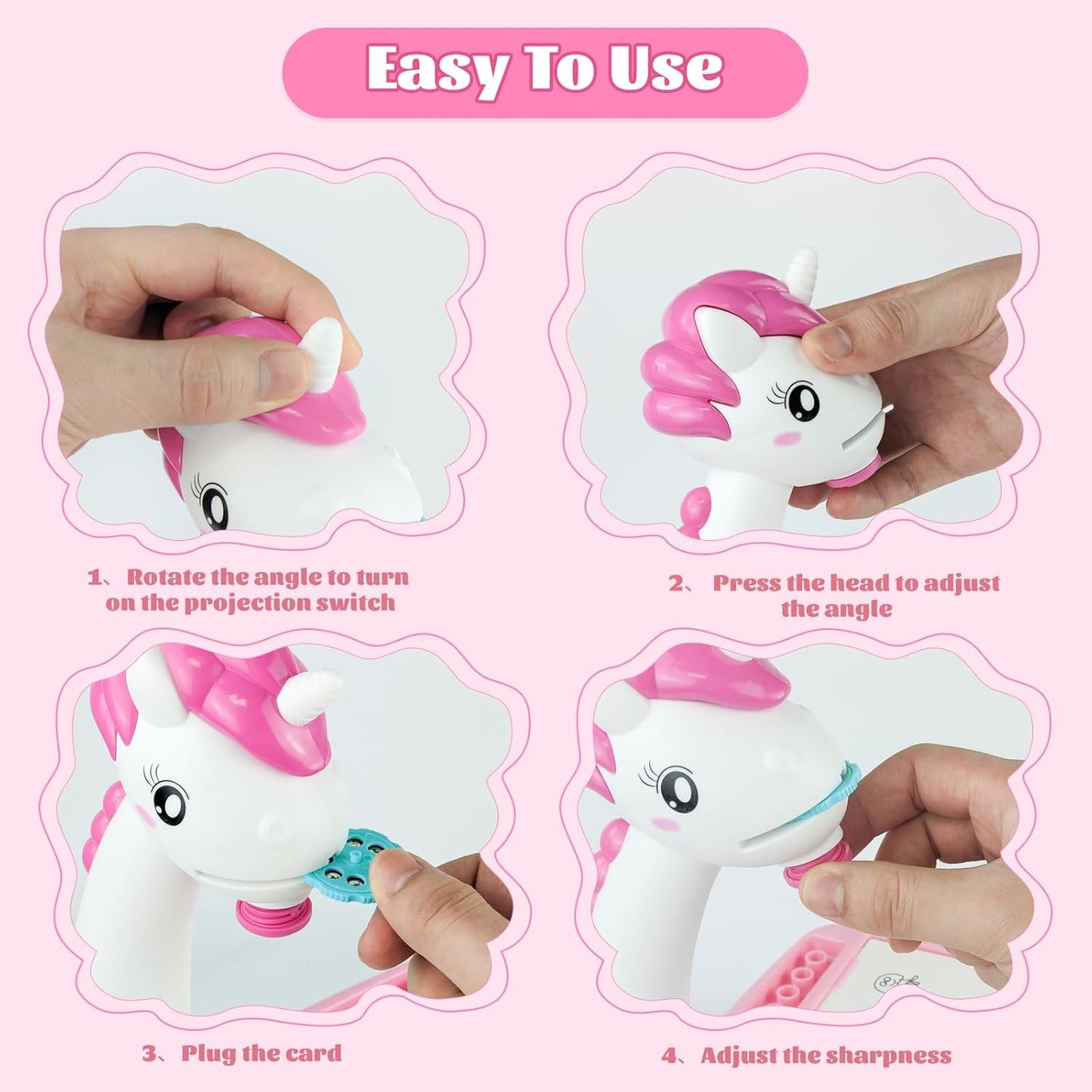 Mesa Proyector Unicornio Creativa