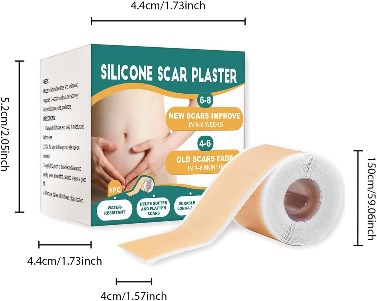 Parche Silicona Reparador Rápido Fácil Discreto