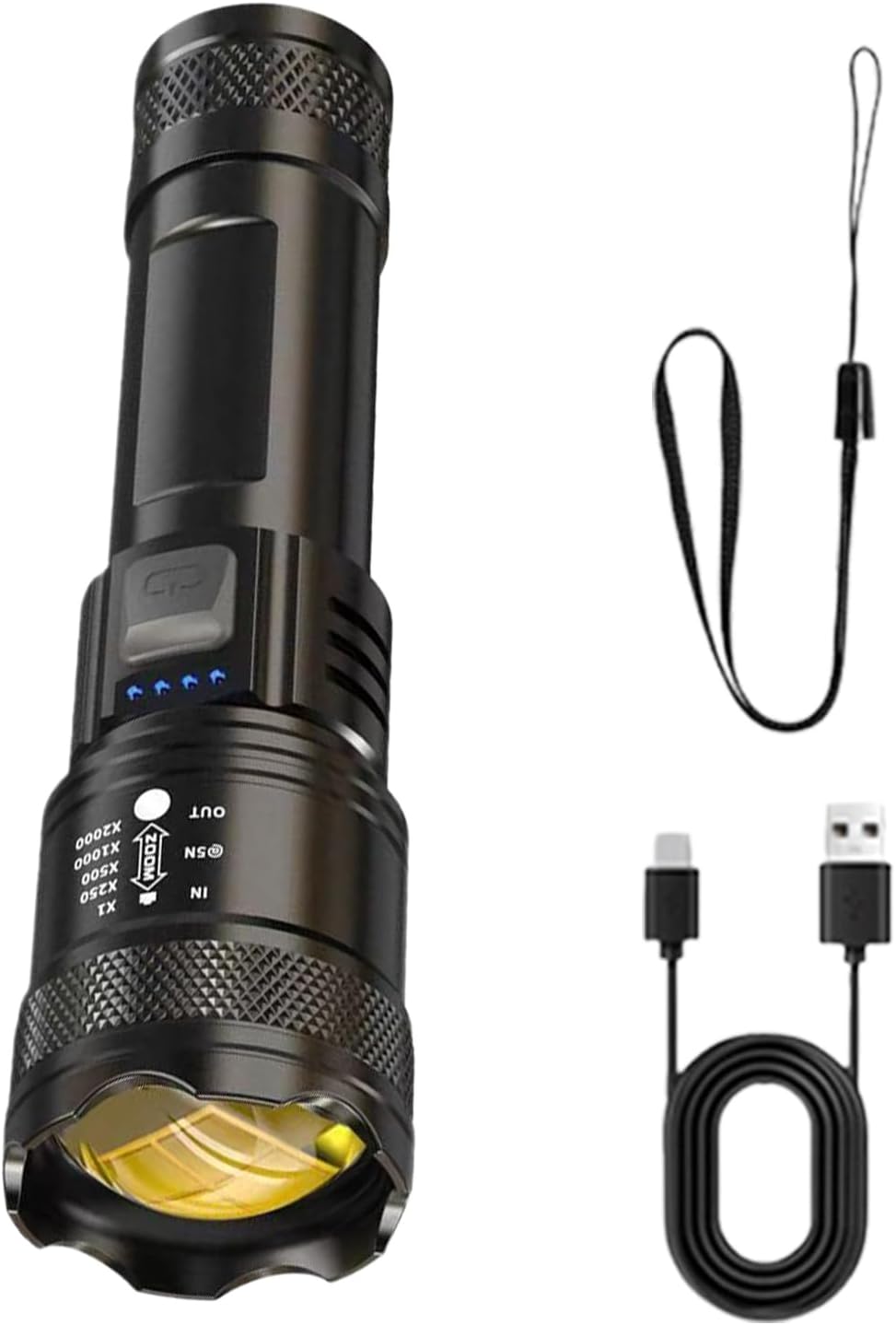 Linterna LED Zoom Ultra Brillante