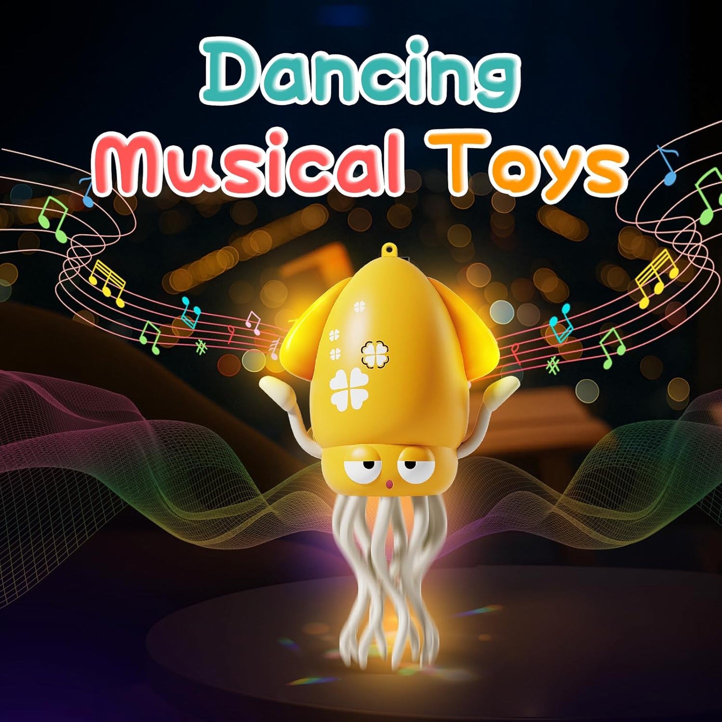 Pulpo Musical Bailarín LED