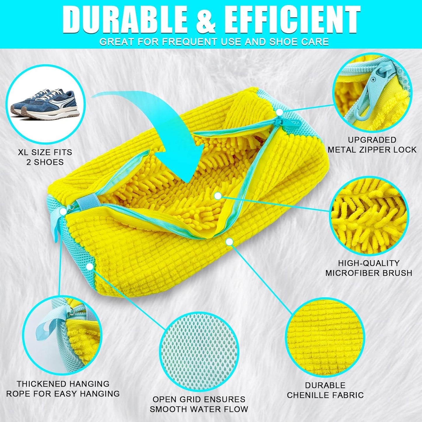 Bolsa Lavado Zapatillas Para Lavadora