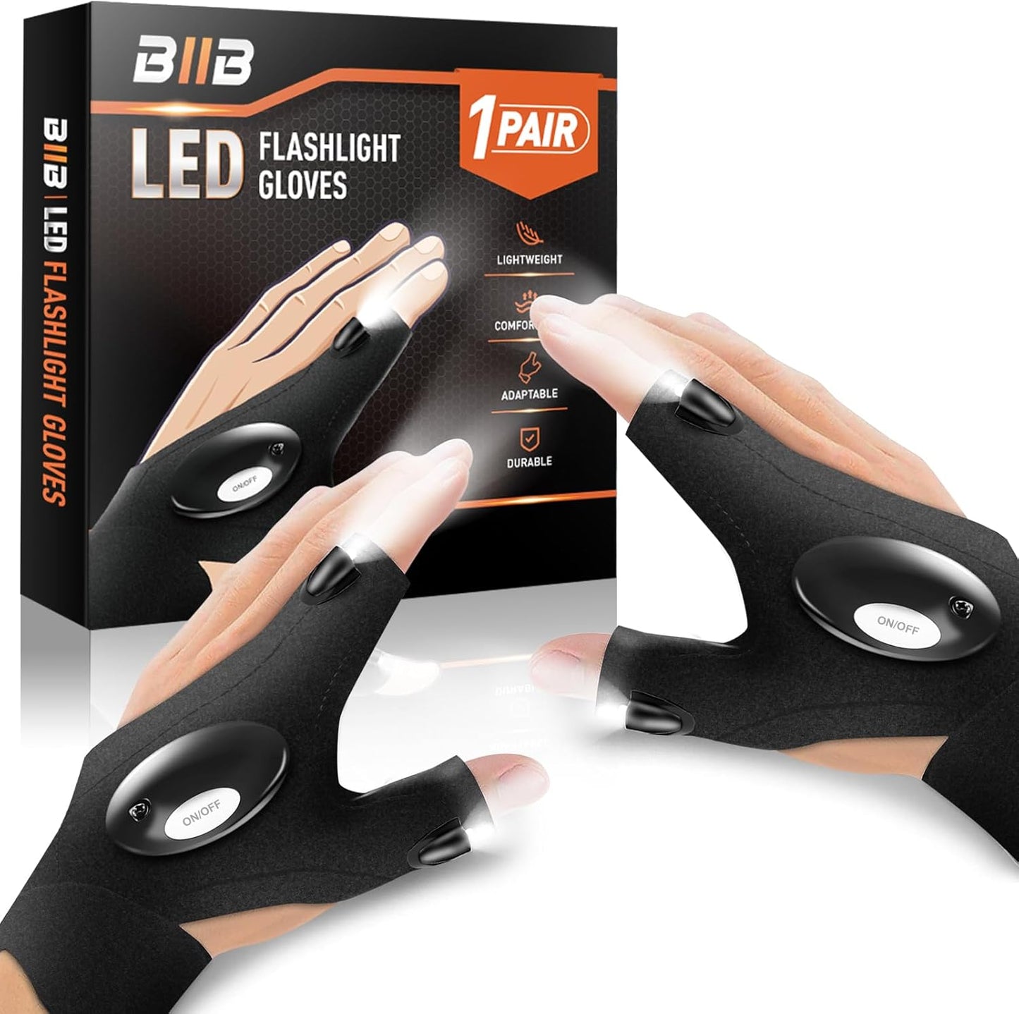 Guantes LED Manos Libres