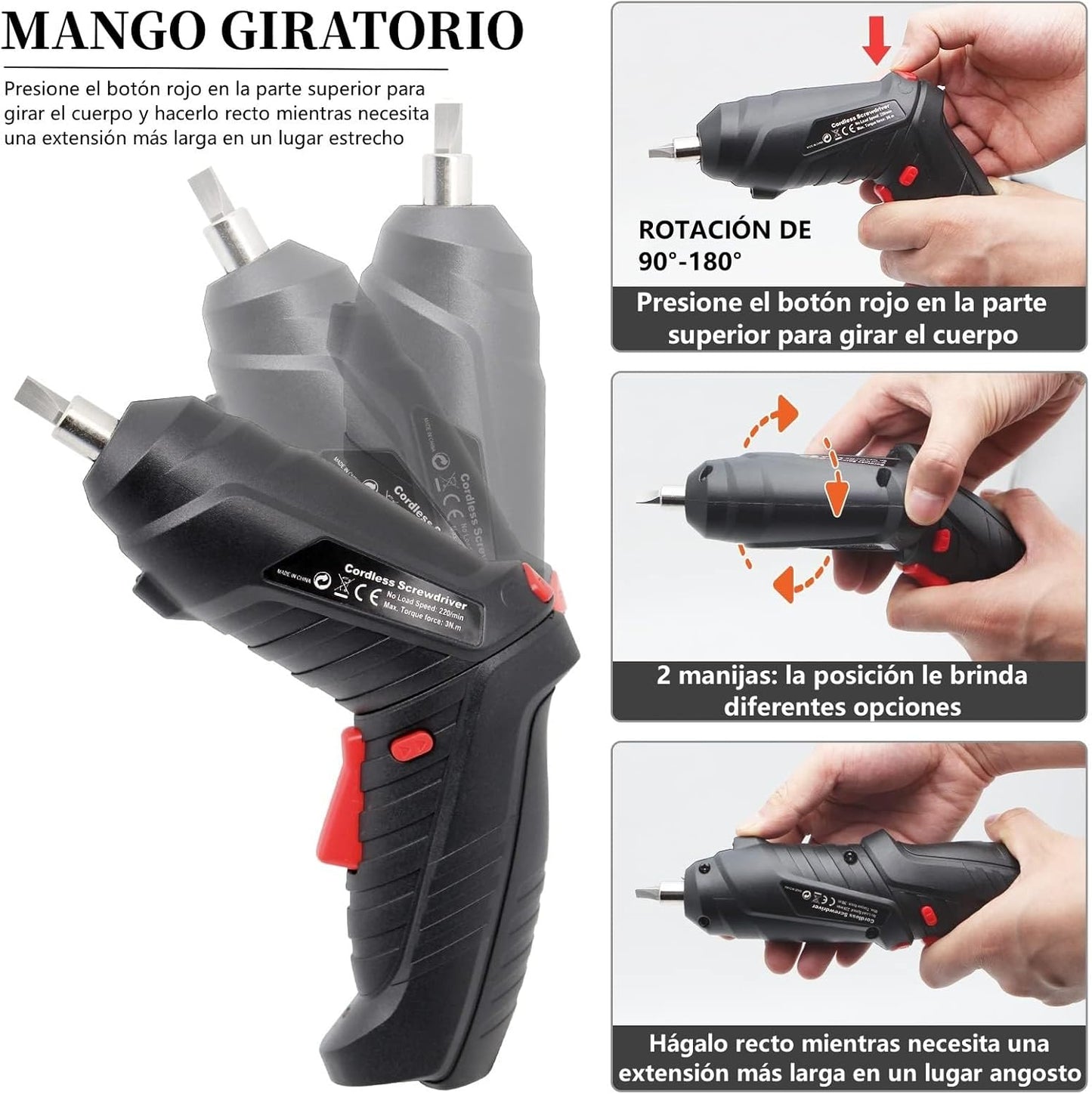 Atornillador Eléctrico Portátil