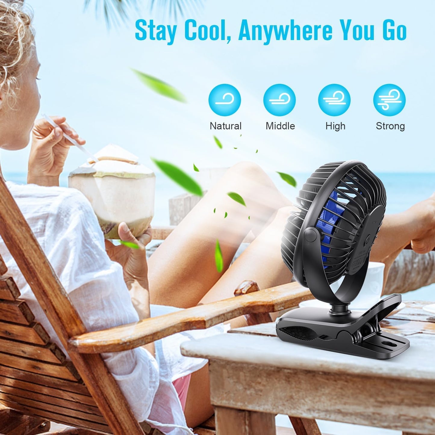 Ventilador Clip Portátil Beskar