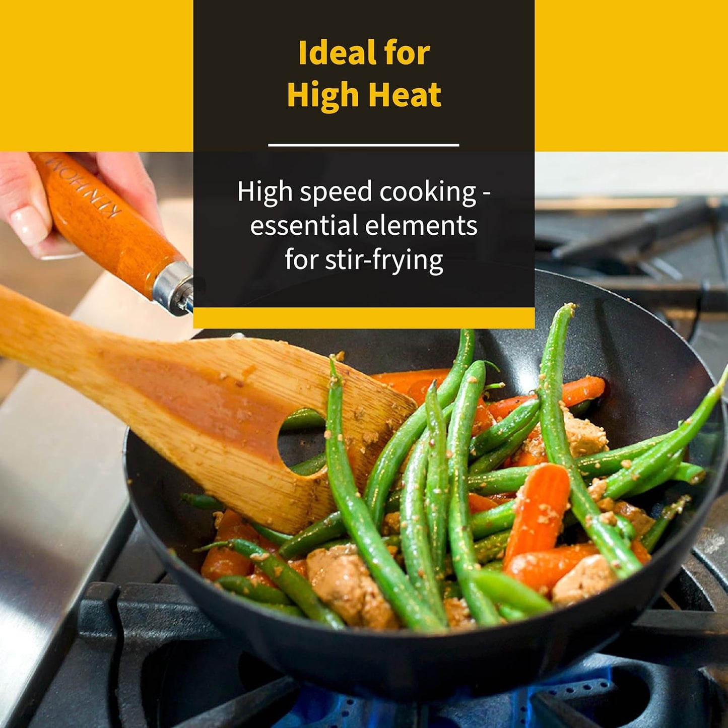 Mini Wok Clásico Carbono Antiadherente