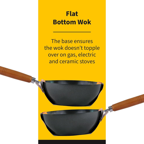 Mini Wok Clásico Carbono Antiadherente