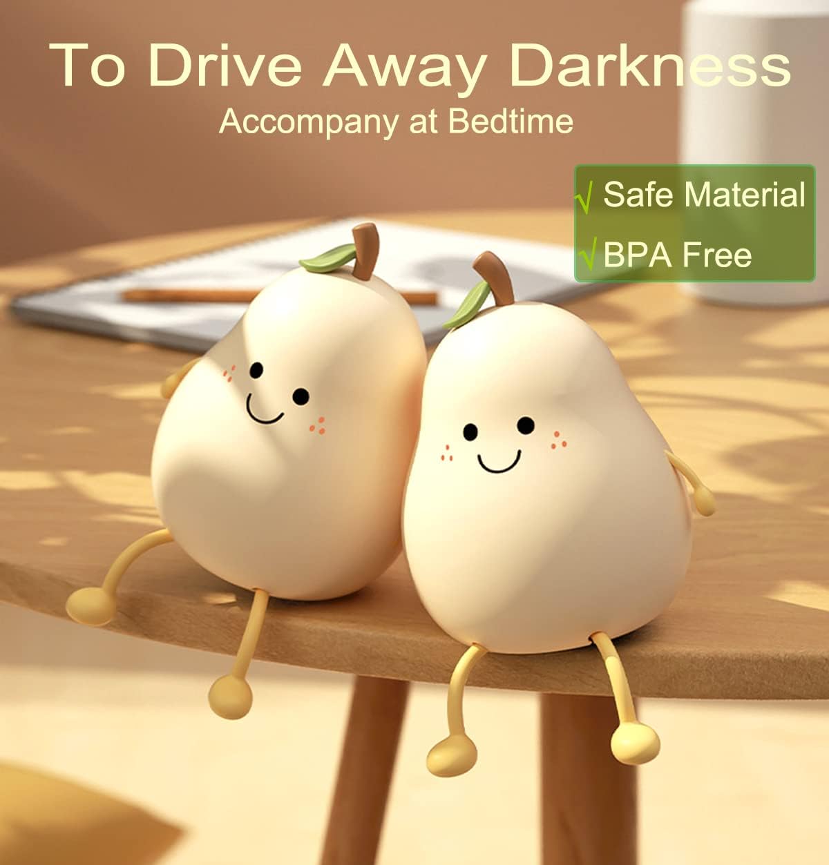 Luz Nocturna Pera Kawaii