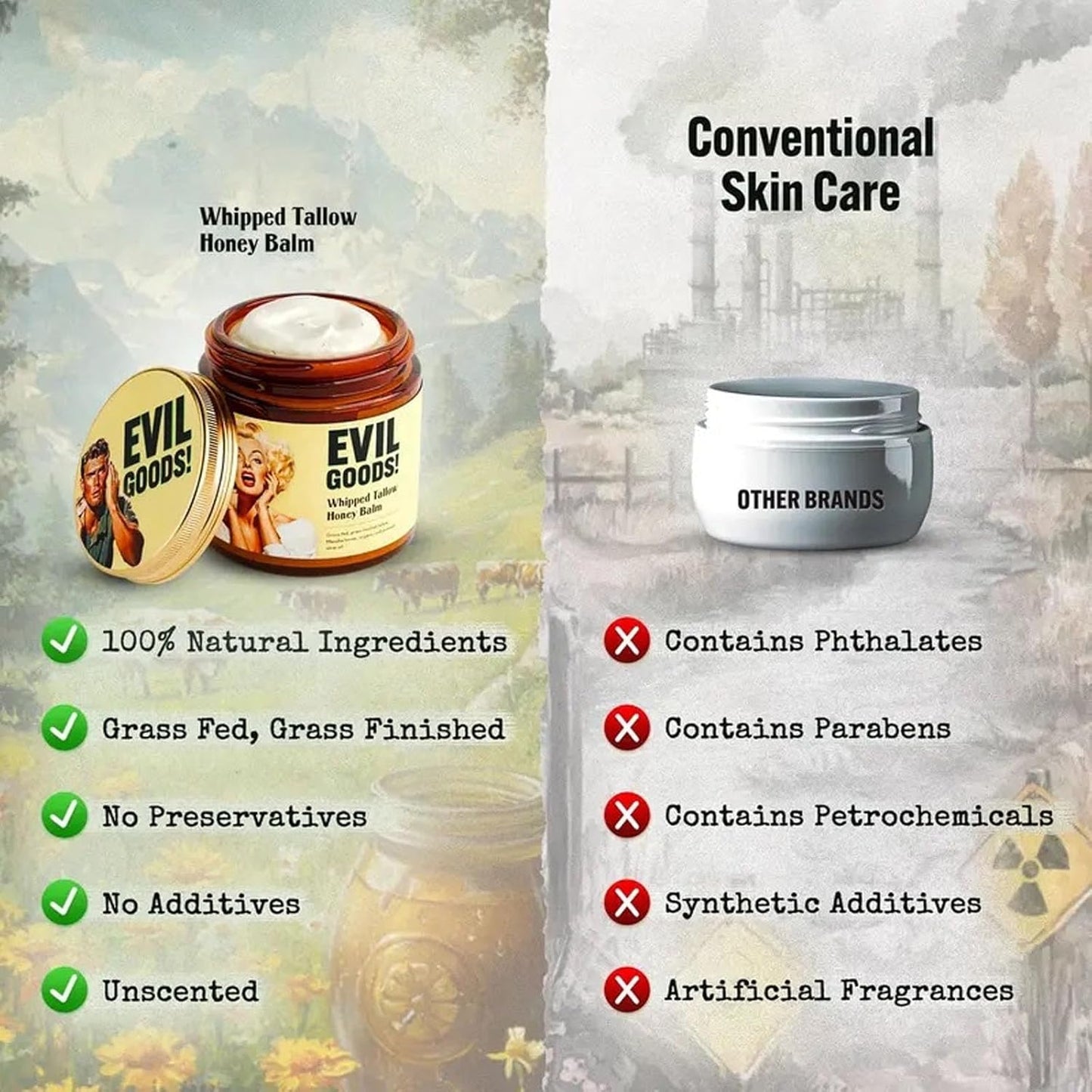 Crema Evil Goods Bálsamo Miel y Sebo 100GR