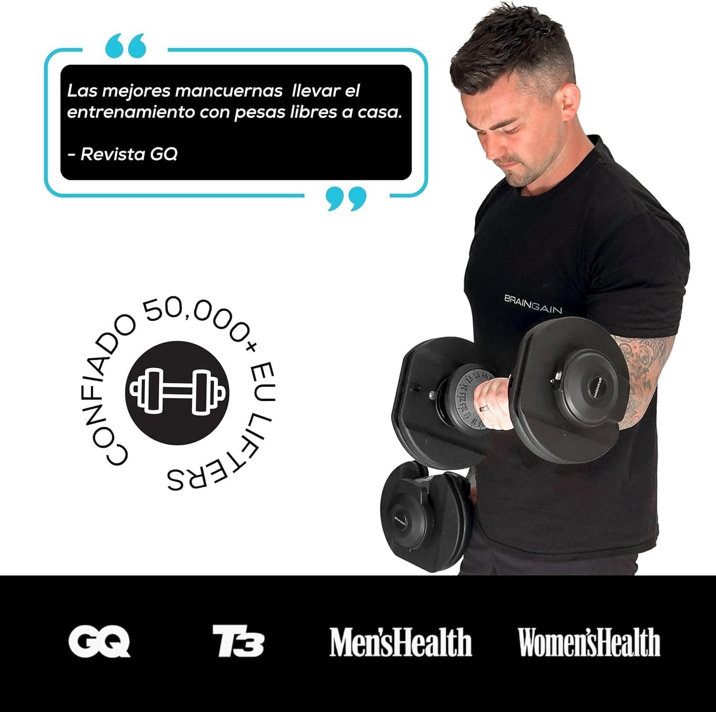 Mancuernas Ajustables Power Evolution Flex