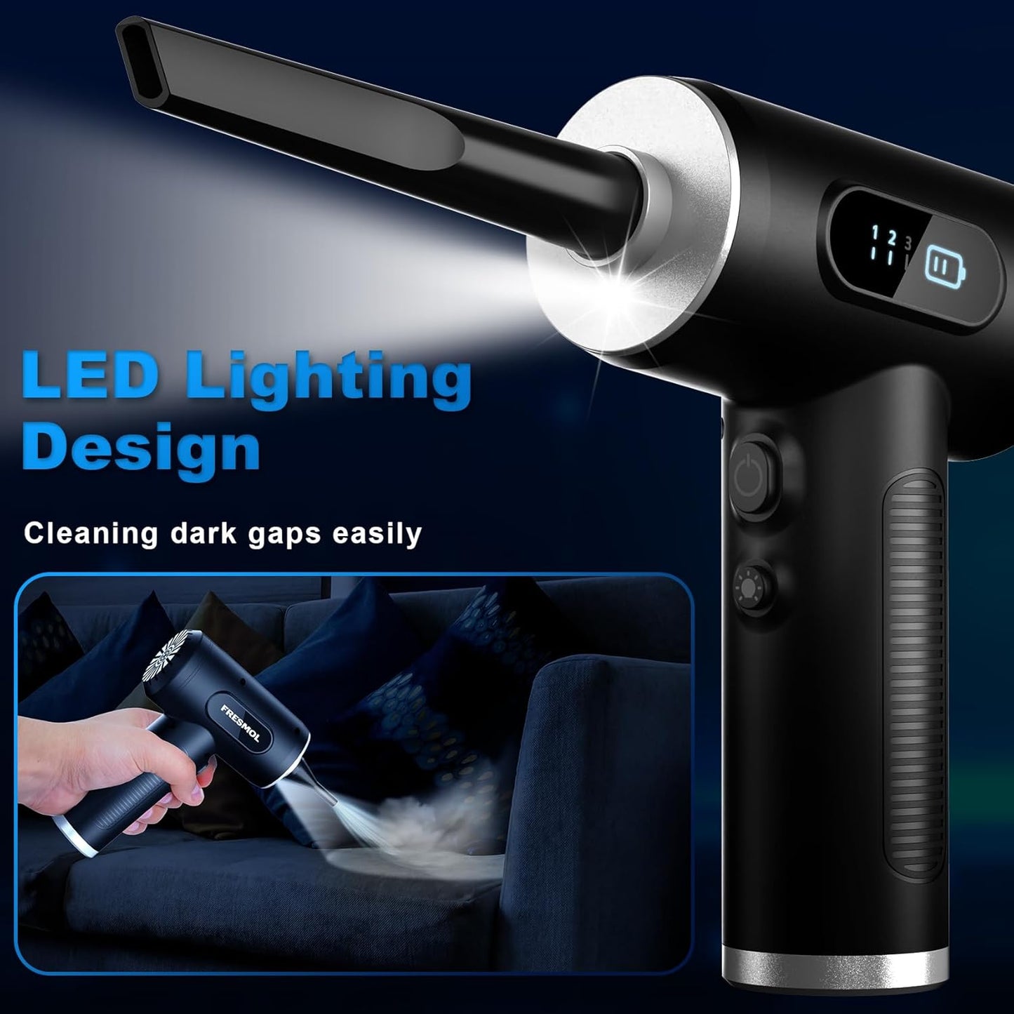 AireClean Pro Soplador Eléctrico Portátil