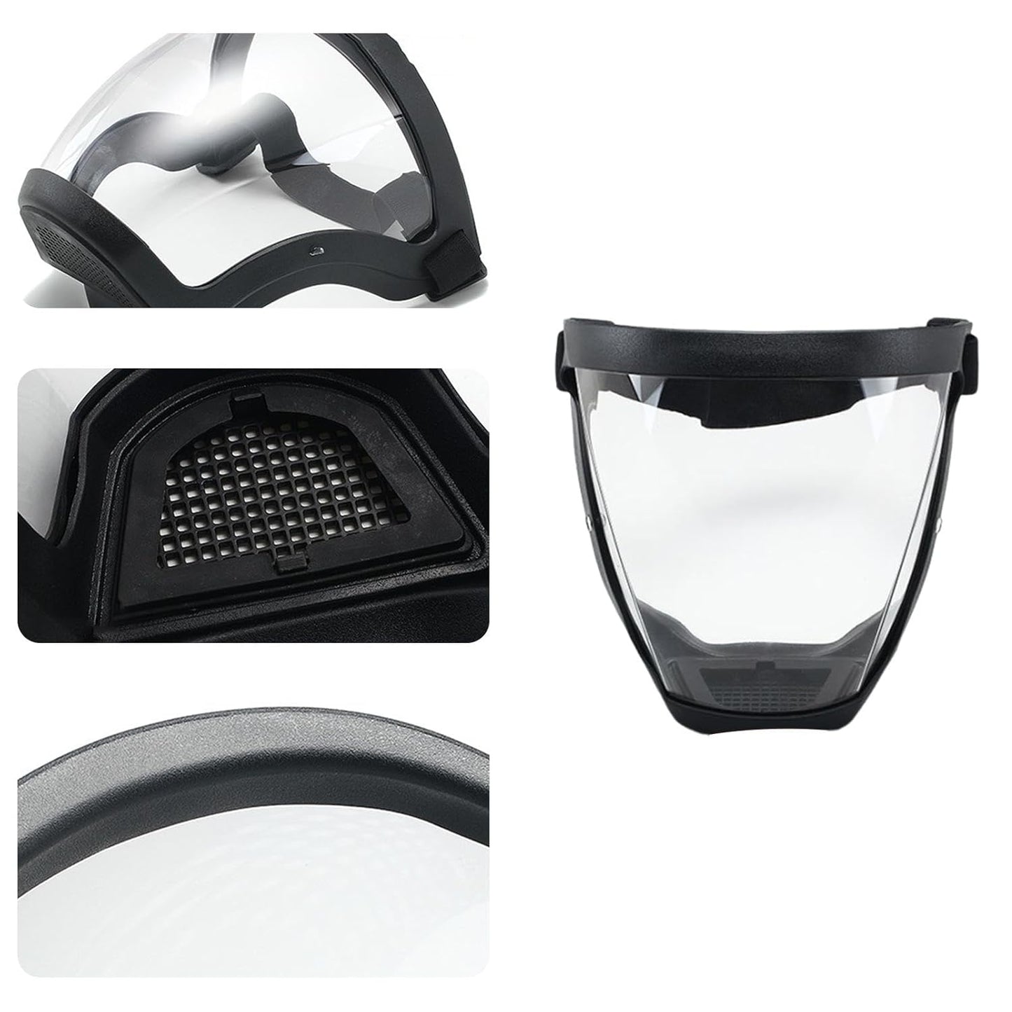 Visera Facial Transparente Protección Total