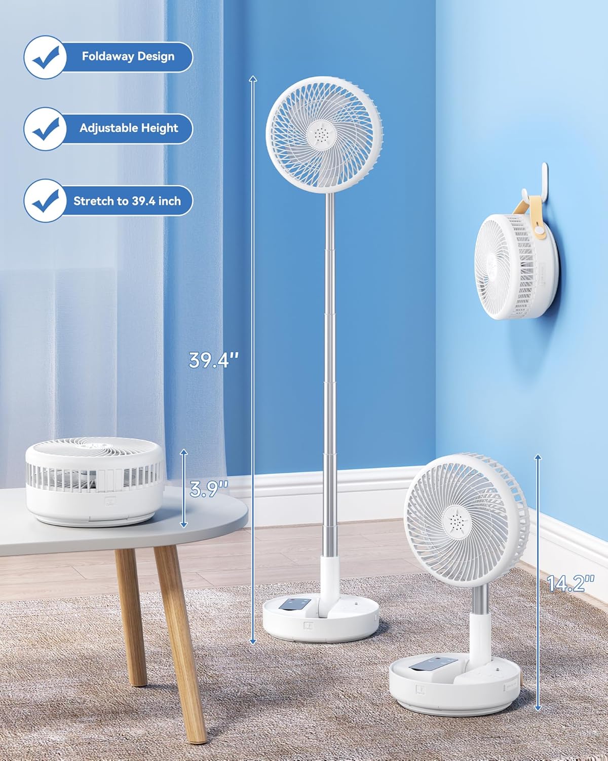 Ventilador Portátil Recargable Turbo