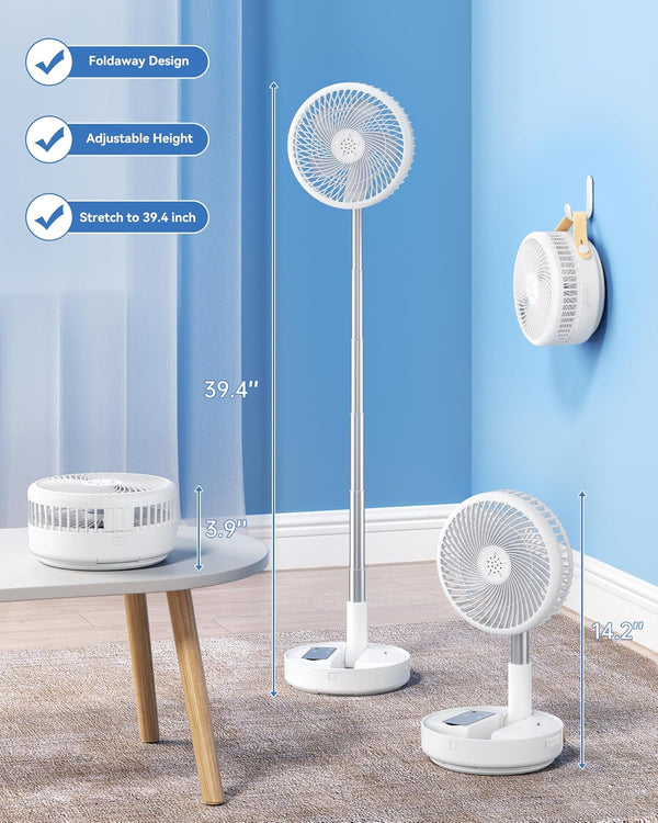 Ventilador Portátil Recargable Turbo