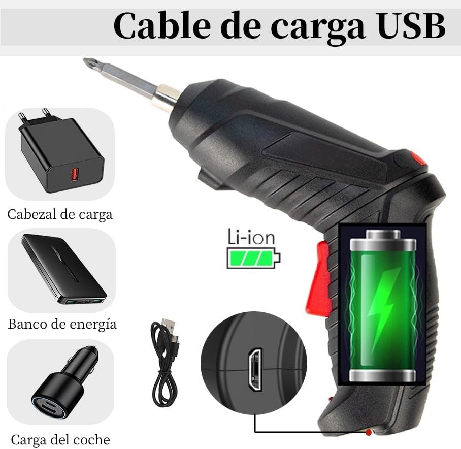 Atornillador Eléctrico Portátil
