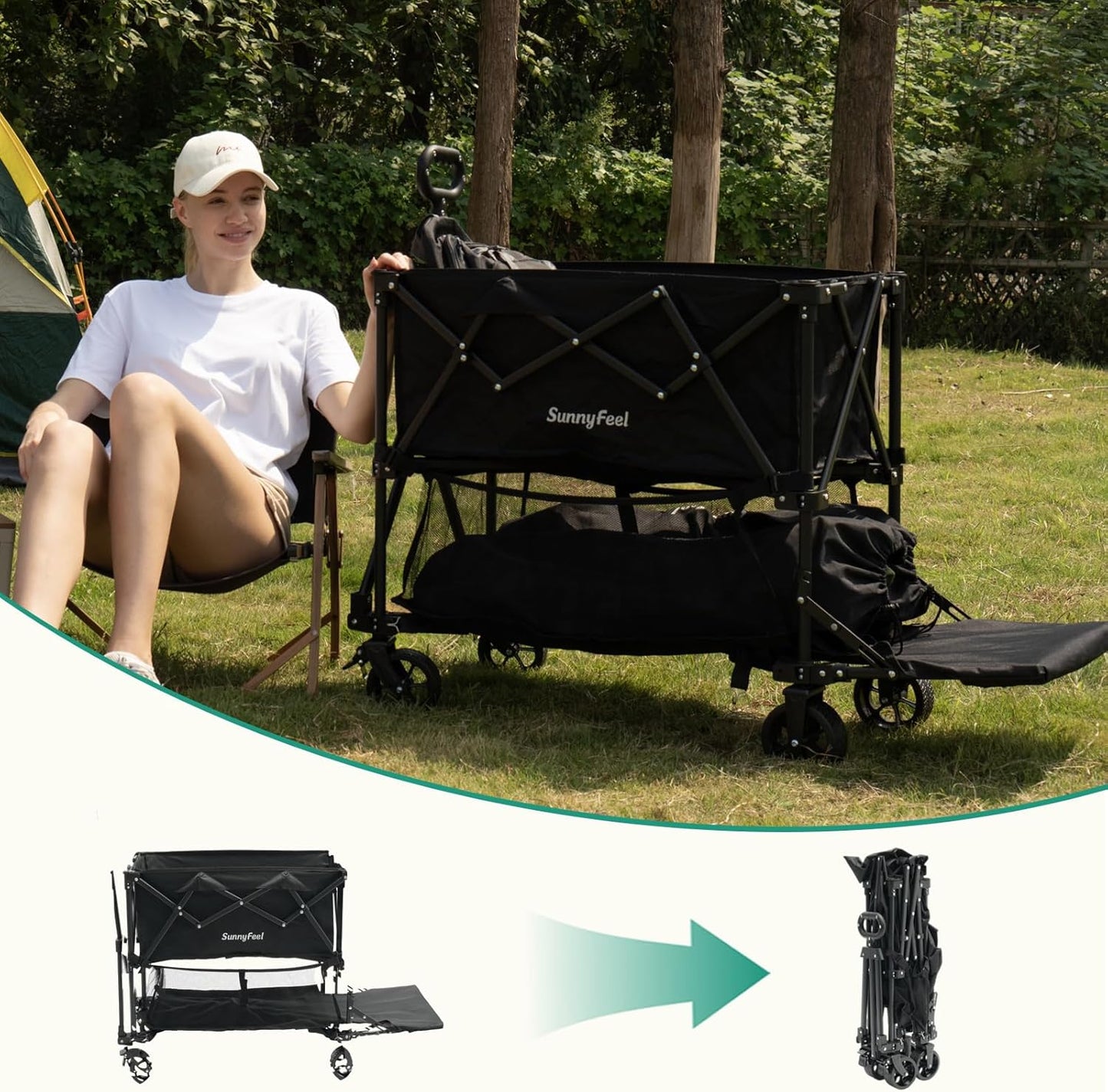 Carrito Doblevia Plegable
