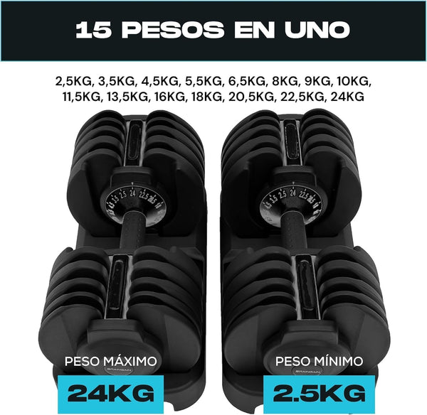 Mancuernas Ajustables Pro