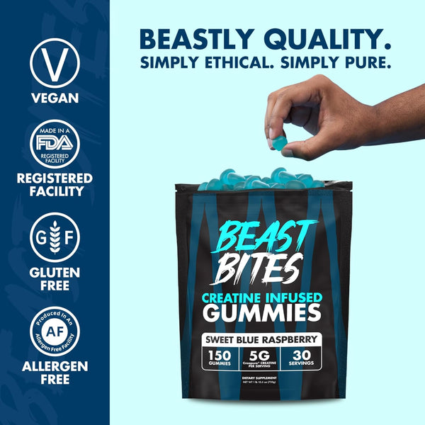 Beast Bites Creatina Gummies