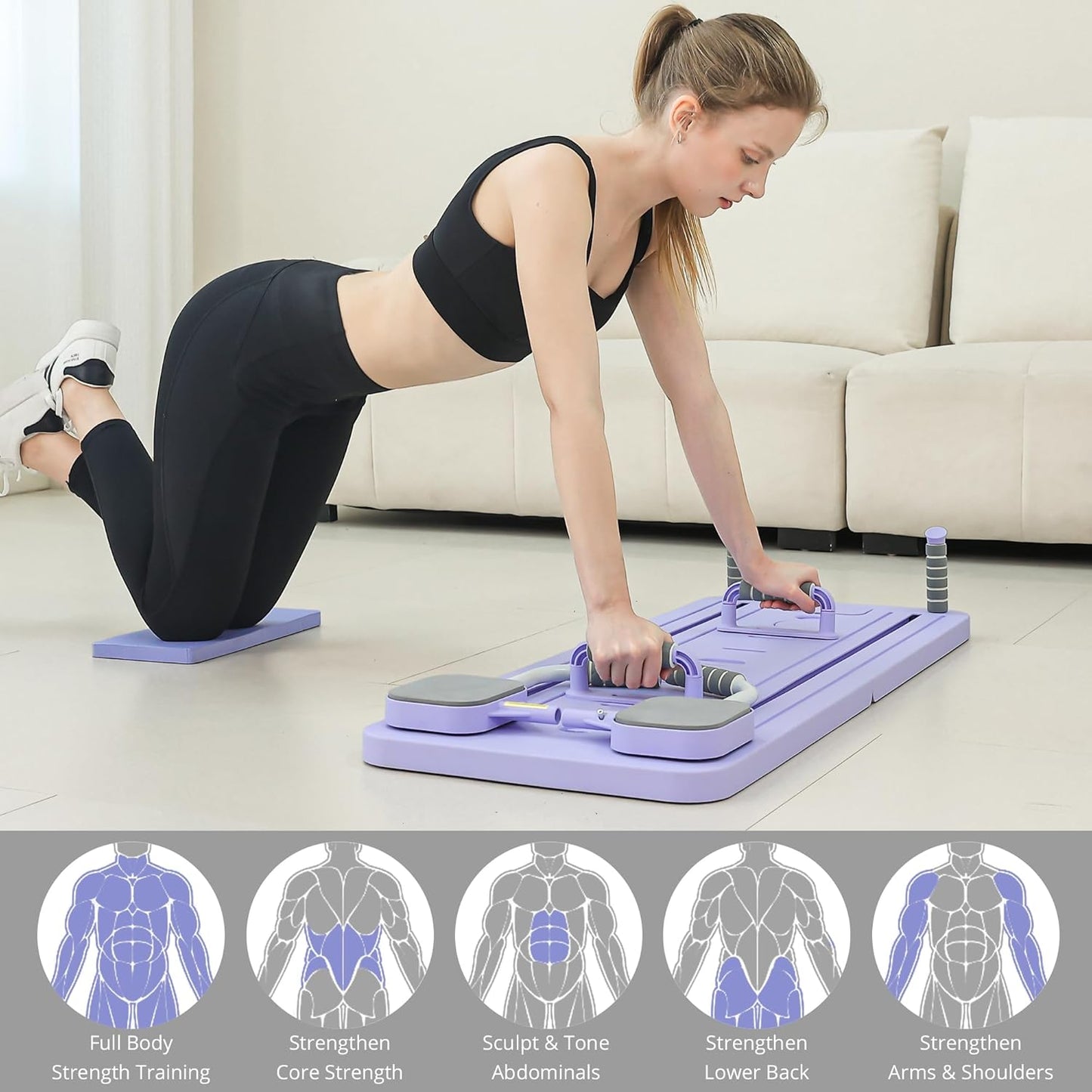 SculptPro® Tabla Pilates Transformadora - Lleva gratis Guía de Ejercicios💪+ 4 Libros digitales📖