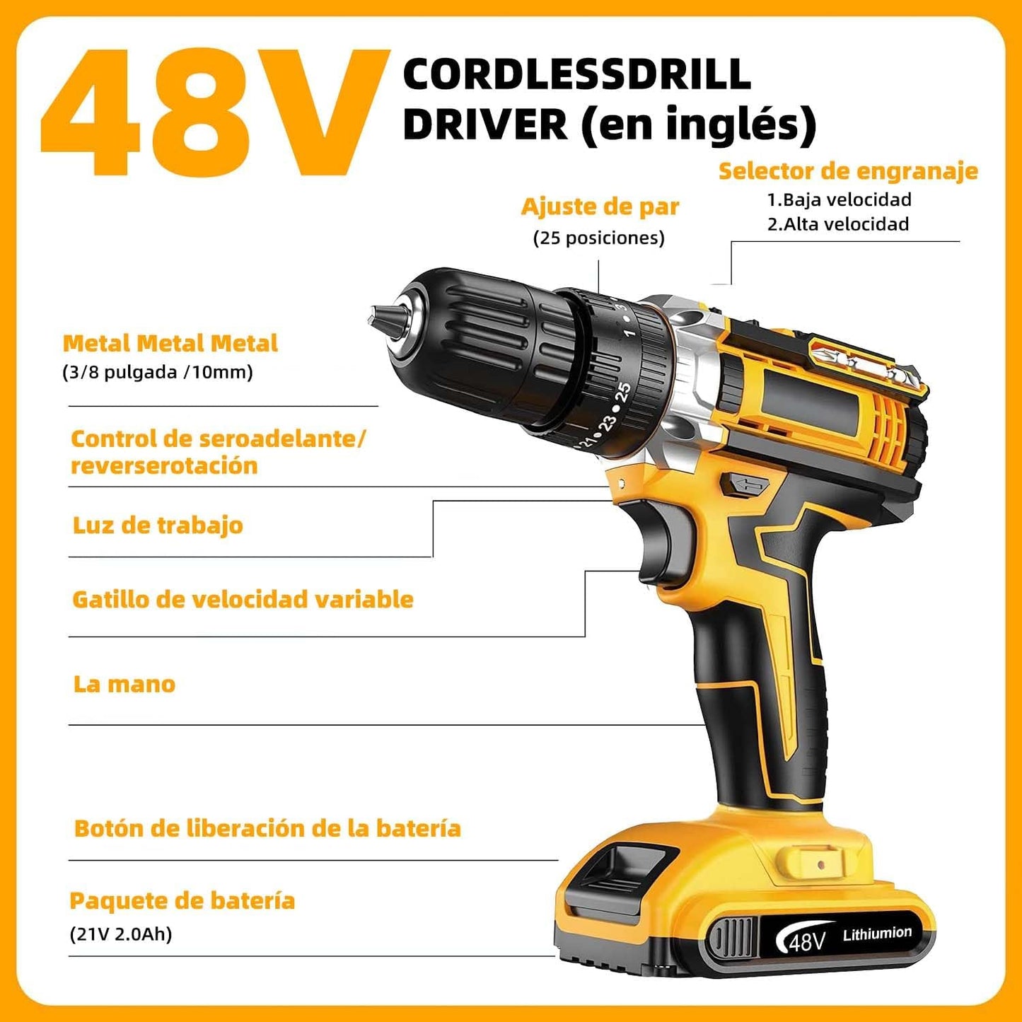 Taladro Compacto PowerPro