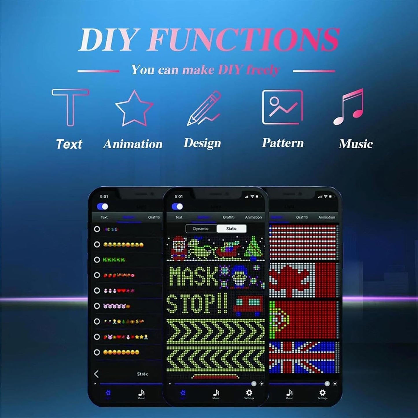 Ojos LED Flexibles Auto