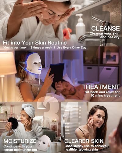 Mascarilla LED Facial Glow