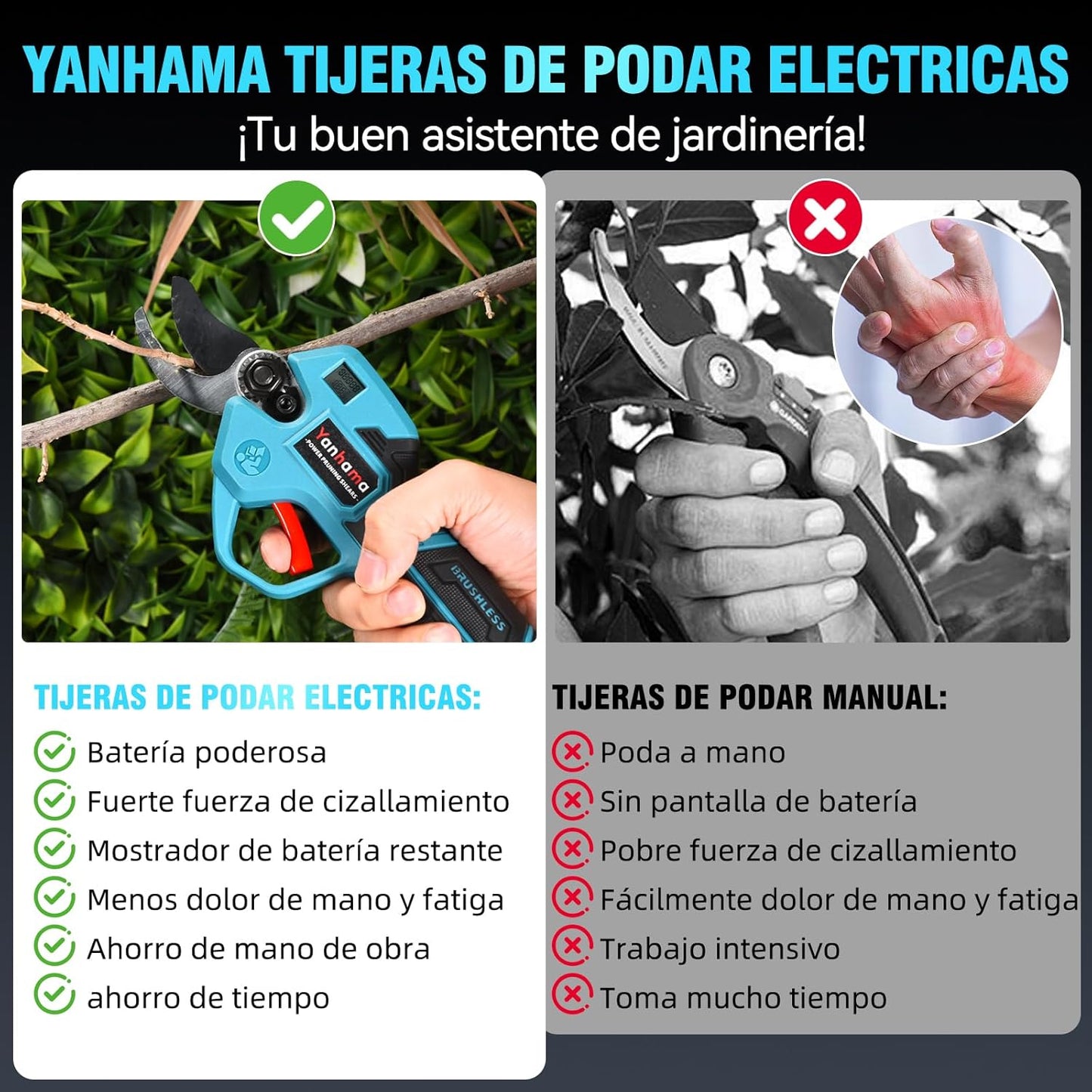 Podadora Eléctrica Pro Verde