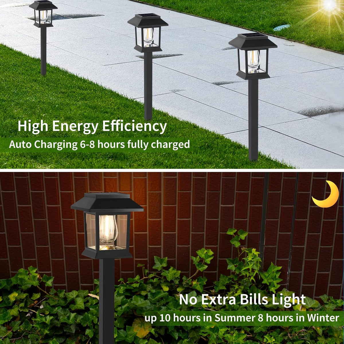 Luz Solar Jardín Clásica