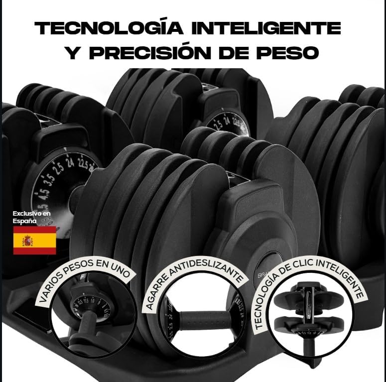 Mancuernas Ajustables Power Evolution Flex