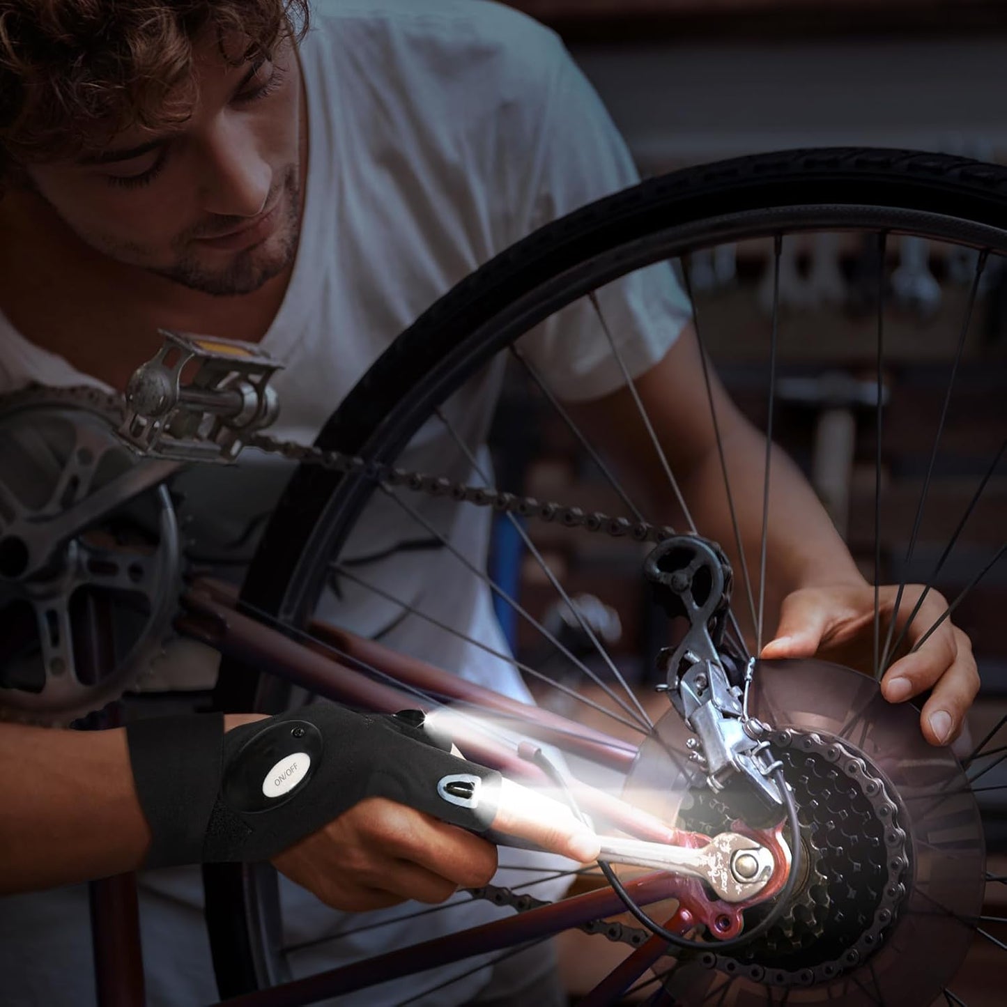 Guantes LED Manos Libres