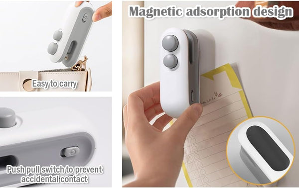 Mini Sellador Mágico de Bolsas