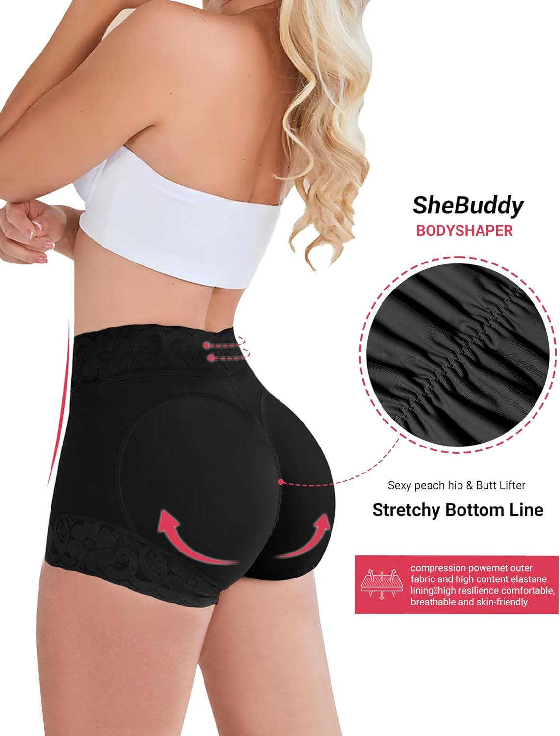 Moldeador Glúteos Invisible