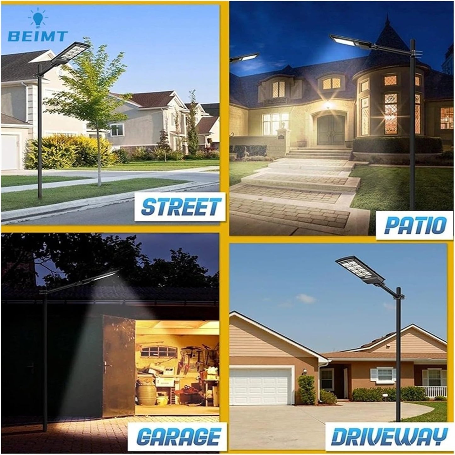 Luz Solar Calle Brillante