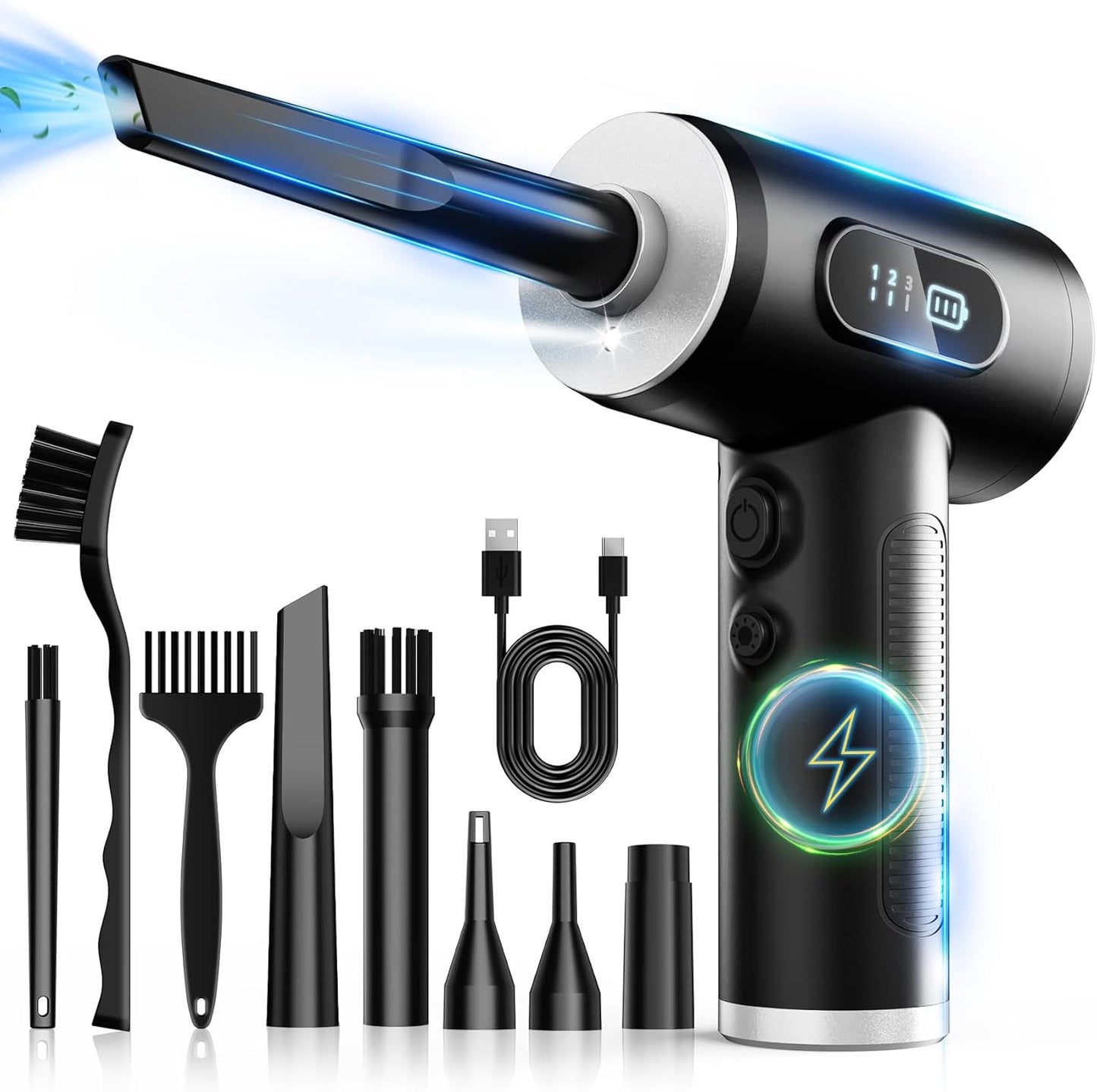 AireClean Pro Soplador Eléctrico Portátil