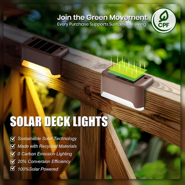 Luz Solar de Escalones Nocturna