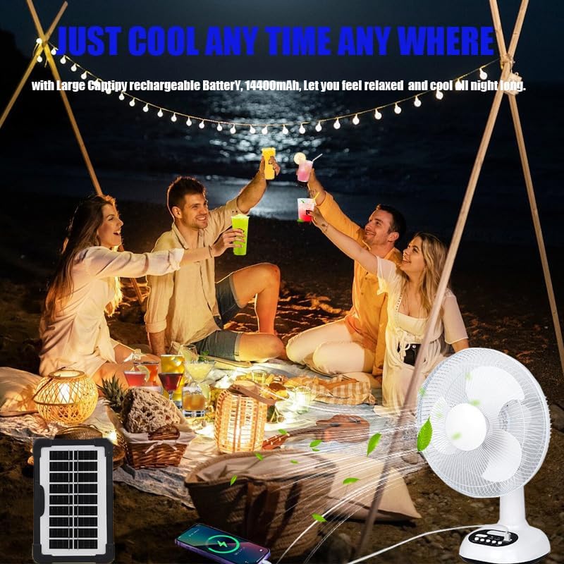 Ventilador Solar Portátil
