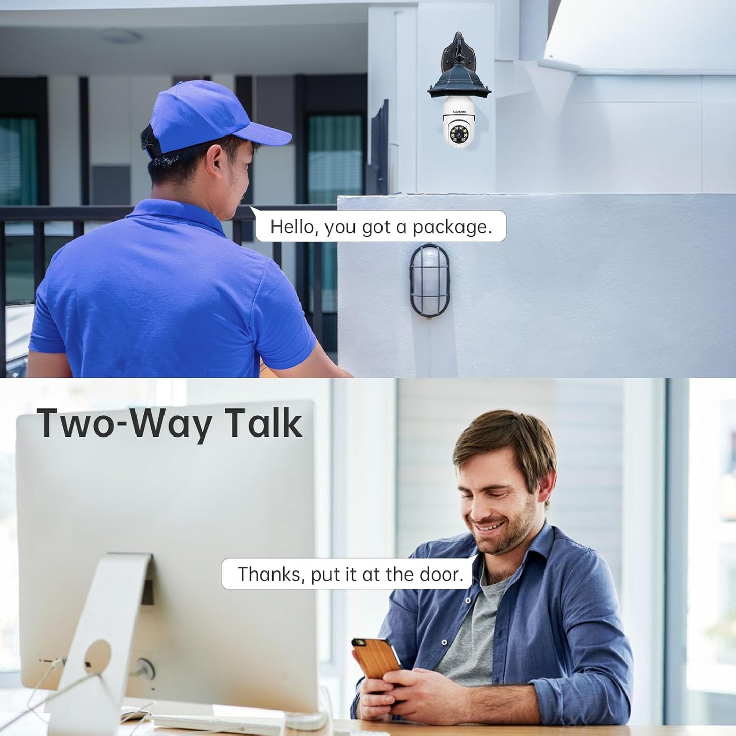Lámpara Cámara SmartGuard 360