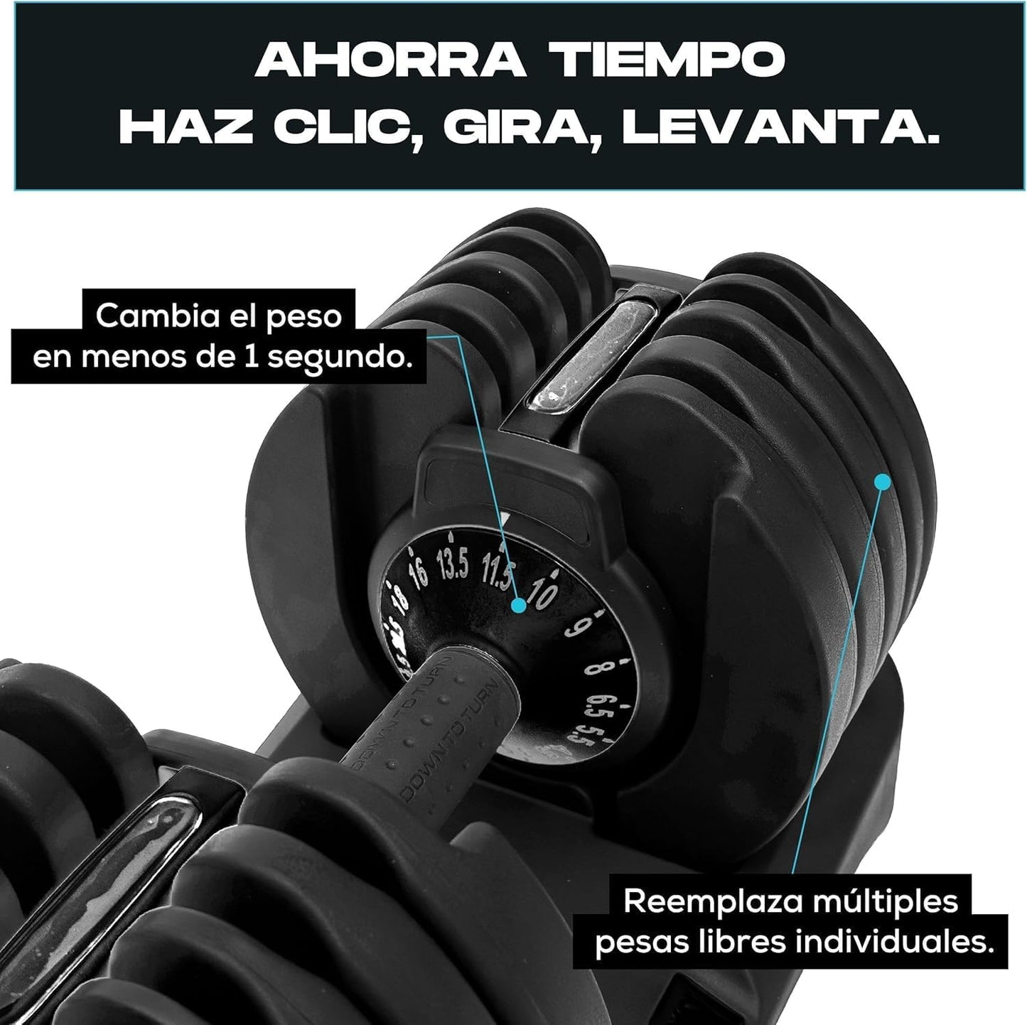 Mancuernas Ajustables Power Evolution Flex